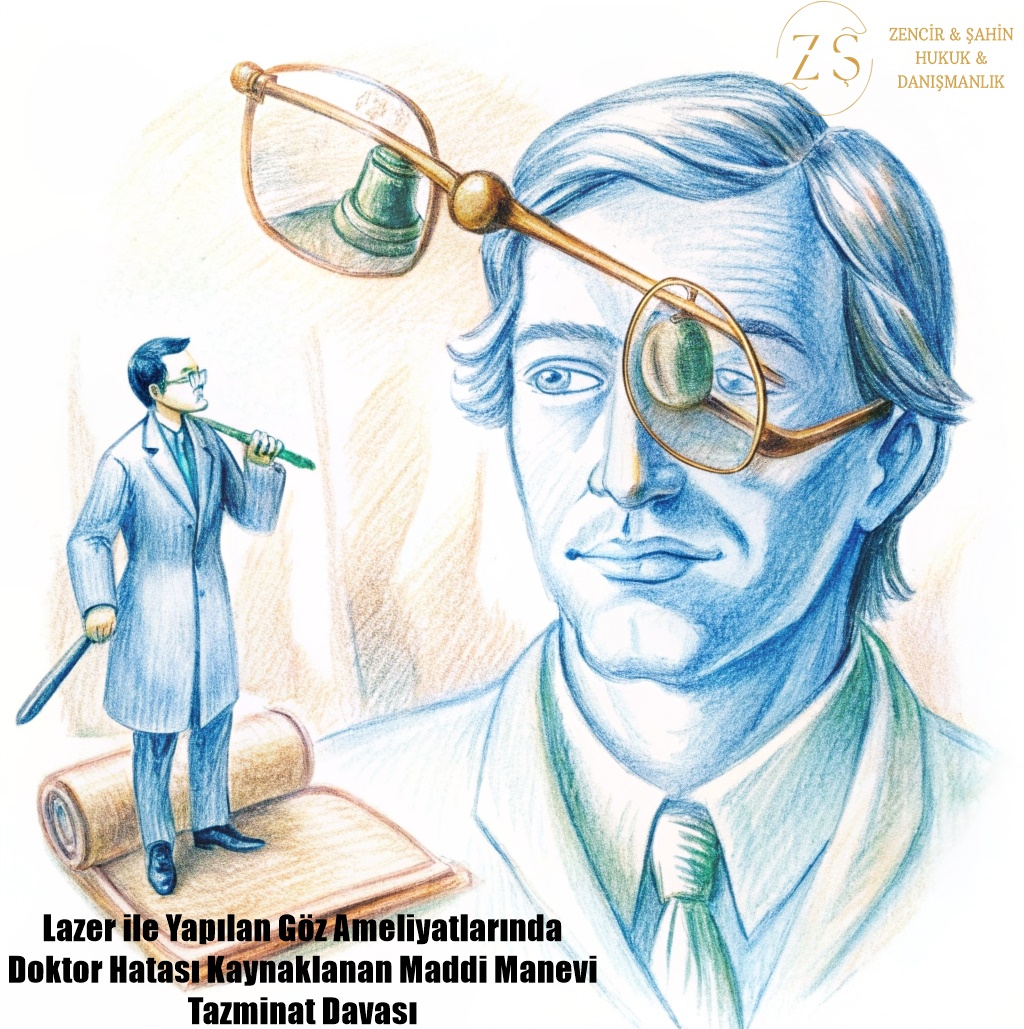 Lazer ile Yapılan Göz Ameliyatlarında Doktor Hatası Kaynaklanan Maddi Manevi Tazminat Davası